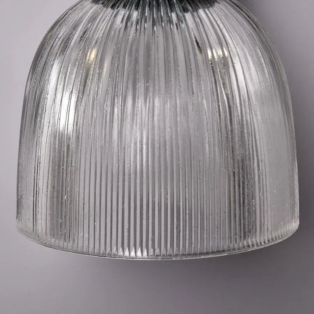 1970s Vintage English Silver and Black Sconces With Glass Shades - Pair For Sale - Image 5 of 11