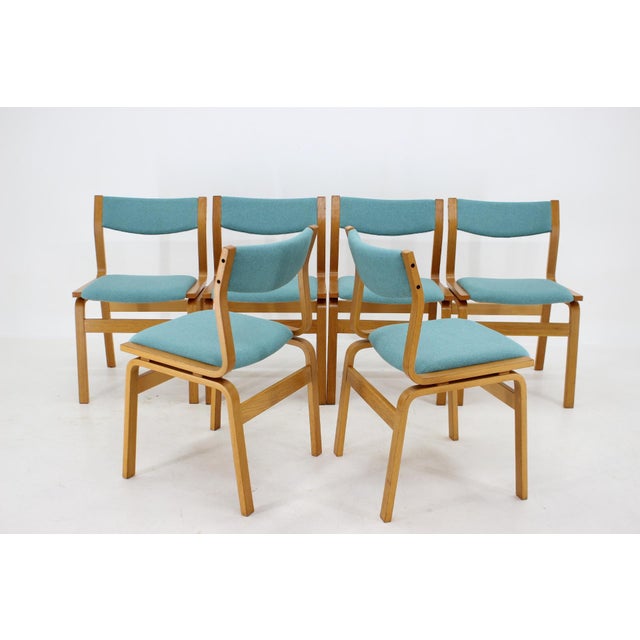 1960s Bentwood Dining Chairs, Denmark, 1960s, Set of 6 For Sale - Image 5 of 14