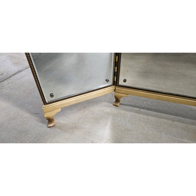 1940s French Vanity Mirror For Sale - Image 5 of 6