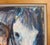 French School, Portrait of a Woman and Her Horse, 1988, Oil on Board, Framed For Sale - Image 7 of 18