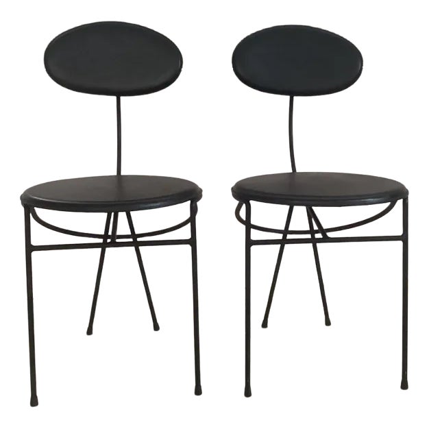 Set of Chairs from Mobil Metal Italy, 1980s For Sale