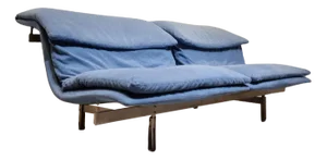 Blue Wave Sofa by Offredi for Saporiti Italia