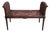 Antique Georgian Style Cane Window Bench For Sale