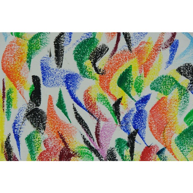 Modern Françoise Galle, Craie du Vente, Pastel Drawing For Sale - Image 3 of 6