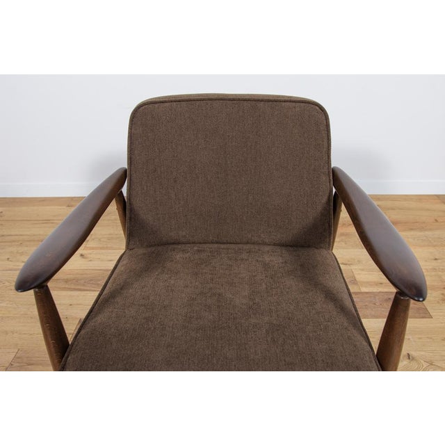 Set of GFM-87 Armchairs by Juliusz Kedziorek for Gościcińskie Furniture, 1960s For Sale - Image 16 of 18