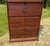 Antique Quartersawn Oak 5 Sections Stacking Barrister Bookcase With Desk 1900s For Sale - Image 10 of 18