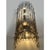 Smoked-Fumé Glass Pipe Wall Sconces by Simoeng, Set of 2 For Sale - Image 4 of 8