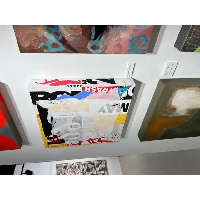 Abstract William Finlayson Jr. Original Abstract Mixed Media Painting “Trash” 2022 For Sale - Image 3 of 9