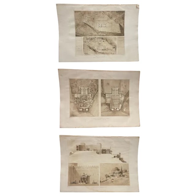 Set of 12 Heliogravures Depicting Greek & Roman Architecture, 1848-1903 For Sale - Image 4 of 6