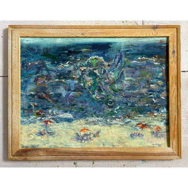 Abstract, Ocean, Contemporary Oil Paintings, by Van Ness For Sale In Saint Louis - Image 6 of 7