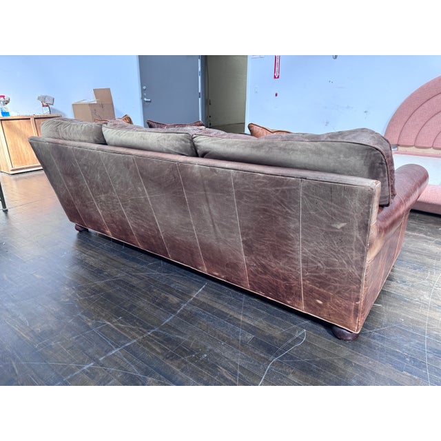 Restoration Hardware Lancaster Leather Sofa Chairish