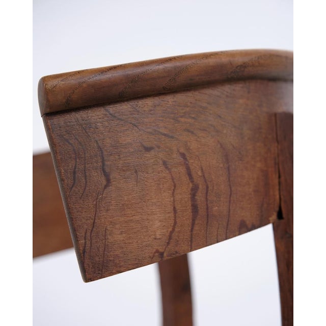 Biedermeier klismos chair in walnut from austria, 1830s. Classic design. — origin: austria — period: 1830s — style:...