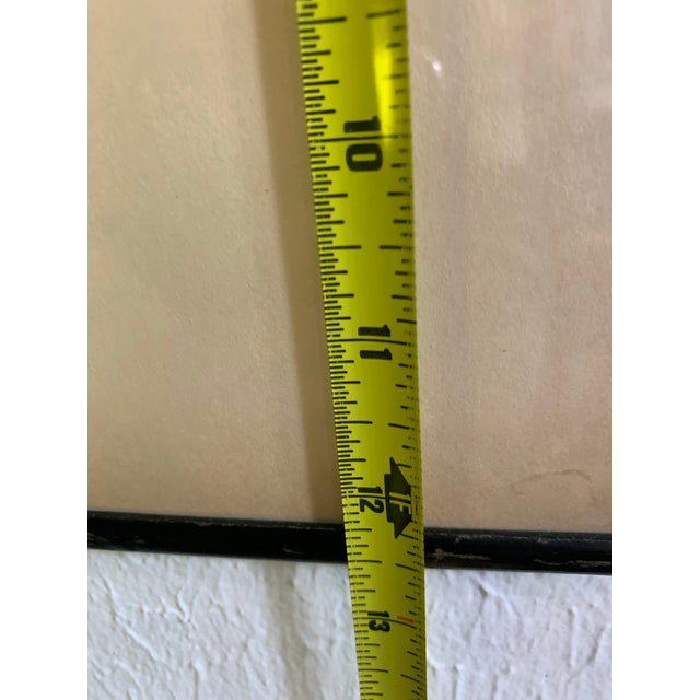 Antique Etching Fritz Silberbauer (1883-1974) Prehistoric Times With Mammoths 12" For Sale - Image 9 of 9