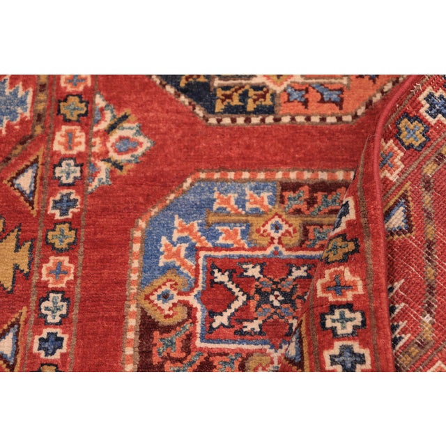 Textile Shabby Chic Ziegler Rust/Rust Wool Runner Rug- 2'8'' X 6'6'' For Sale - Image 7 of 10