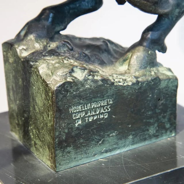 Prancing Bull by Michelangelo Monti For Sale - Image 6 of 9