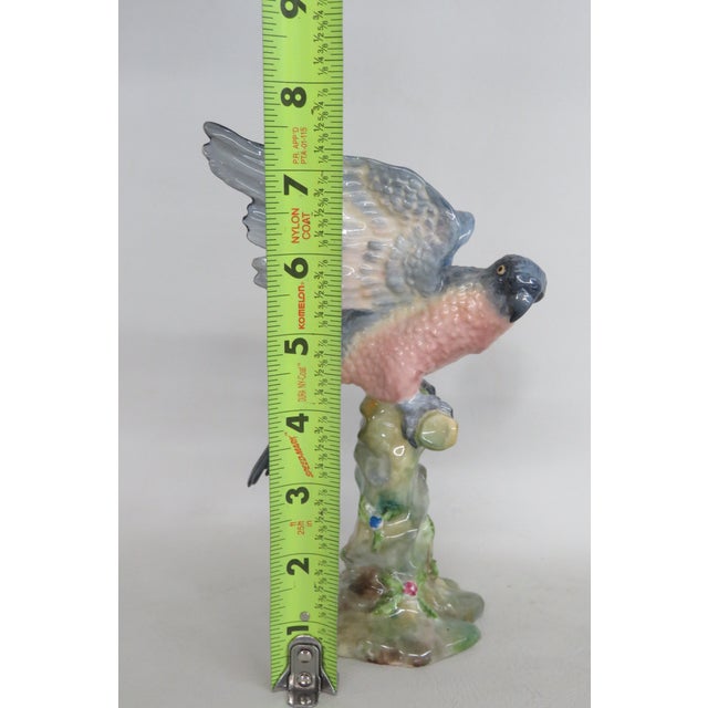 Crown Staffordshire Fine Bone China Bird on Perch Figurine Made in England 5079b For Sale - Image 10 of 18