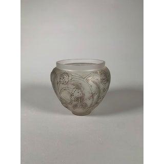 René Lalique (1860-1945) Vase "medlars", Circa 1930 For Sale