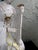Late 20th Century Vintage Chinese Porcelain Court Lady Musician Figurine With Applied Flowers and Gilt Accents For Sale - Image 5 of 12
