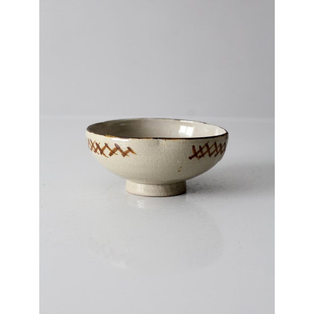 Ceramic Vintage Handmade Studio Pottery Bowl For Sale - Image 7 of 11