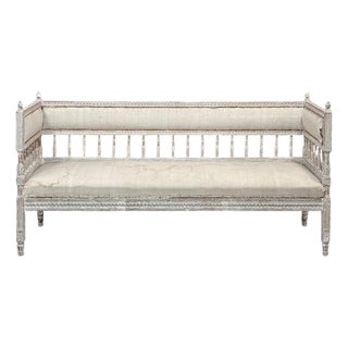 18th Century Swedish Gustavian Period Neoclassical Bench For Sale