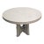 Contemporary White Cerused Oak Round Accent Table by Beautiter Home For Sale