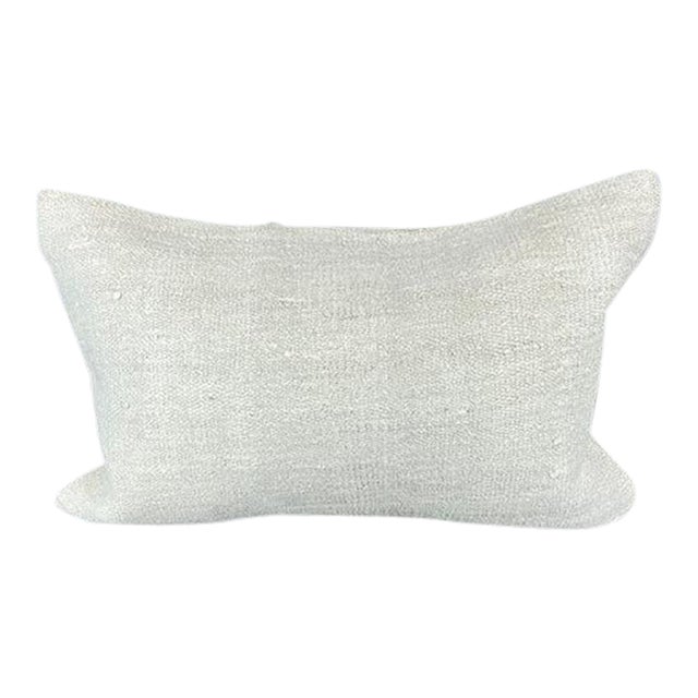 16 x 24 Hemp Pillow Turkish Cushion Natural White Pillow Cushion Cover For Sale