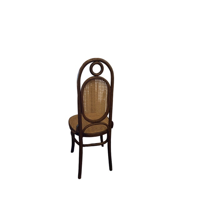 Thonet Thonet No. 17 Set of Four Bentwood Dining Chairs, Art Nouveau For Sale - Image 4 of 7