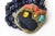 Vintage Hand Wrought Cuff Bracelet With Lapis Lazuli, Coral, Citrine, Turquoise & Copper For Sale - Image 4 of 8