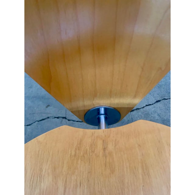 1990s Set on Five Chairs Made of Plywood and Steel. Haugensen Design for Bent Krogh For Sale - Image 13 of 17