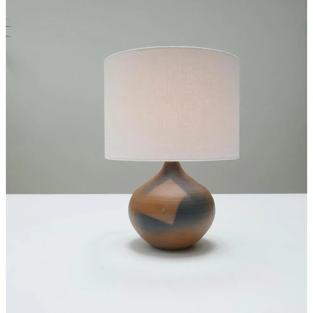 French Stoneware Table Lamp For Sale - Image 4 of 5