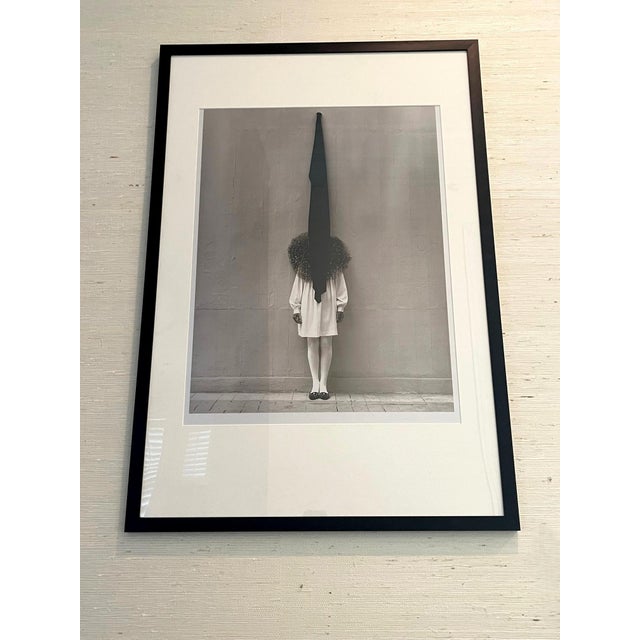 Modern Vintage Photograph Leslie Winer in Yohji Yamamoto by Albert Watson For Sale - Image 3 of 10