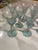 Add these gorgeous turquoise cordial glasses to your collection!