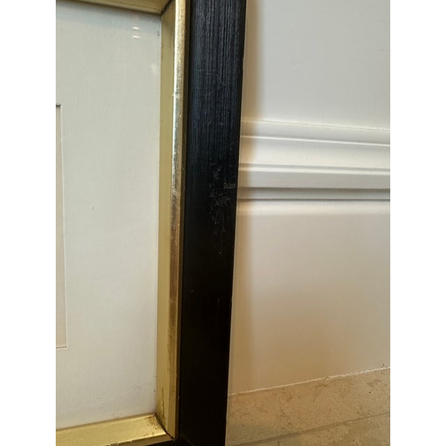 Wood Vintage Italian Framed Ponte Milvio in Oggi Ponte Mollo Print For Sale - Image 7 of 10