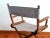 Wood Walnut Mid-Century Director's Chair - By Gold Medal Furniture For Sale - Image 7 of 11