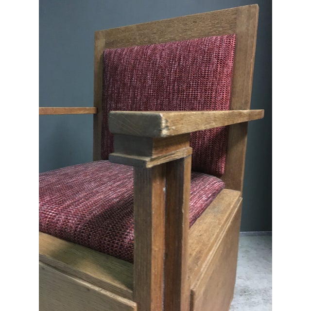 Dutch Modernist 3 Legged Lounge Chair, 1930s For Sale - Image 6 of 7