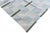 Casa Cosima Handmade Cotton Vegetable Dyed Area Rug, White, Sky Blue, Sage Green Star Dash Striped Dhurrie-5'x8' For Sale - Image 4 of 13