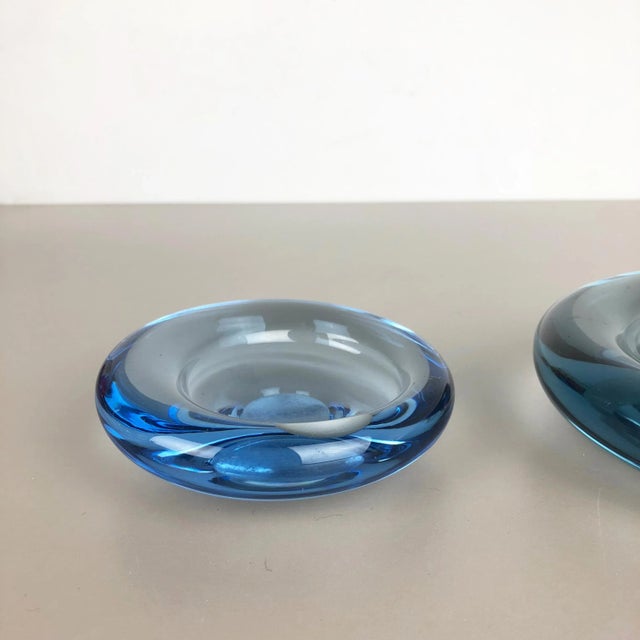 Glass Shell Bowl Elements by Per Lutken for Holmegaard, Denmark, 1960s, Set of 2 For Sale - Image 3 of 13