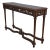 Maitland Smith French Louis XVI Style Mahogany & Gold Console Table For Sale