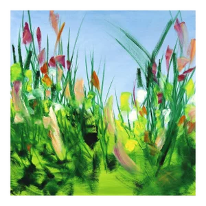 "Springpower Ii" Original Artwork by Bettina Mauel