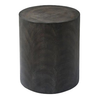 Modern Dark Accent Table For Sale