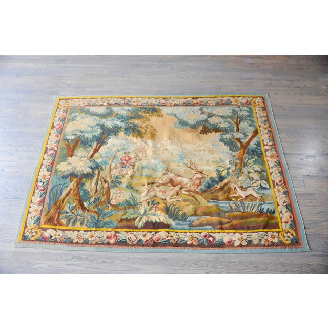 Late 19th Century French Aubusson Tapestry For Sale - Image 10 of 11