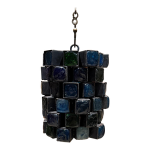 Pendant Light Brutalist Hand Crafted Mexico Felipe Delfinger Feders Mid Century Modern