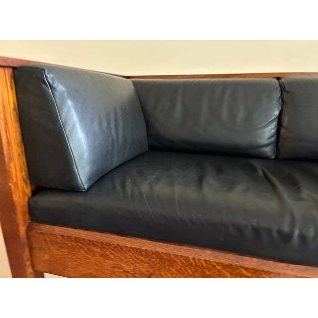 Mission Style Loveseat - Amish Made For Sale - Image 10 of 10