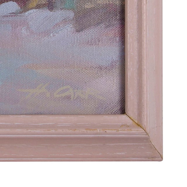 American Howard Carr Fall Tree in Front of Mission Adobe For Sale - Image 3 of 5