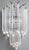 Mid-Century Modern Vintage Wall Lamp with Clear Murano Glass Prisms, 1960s For Sale - Image 3 of 15