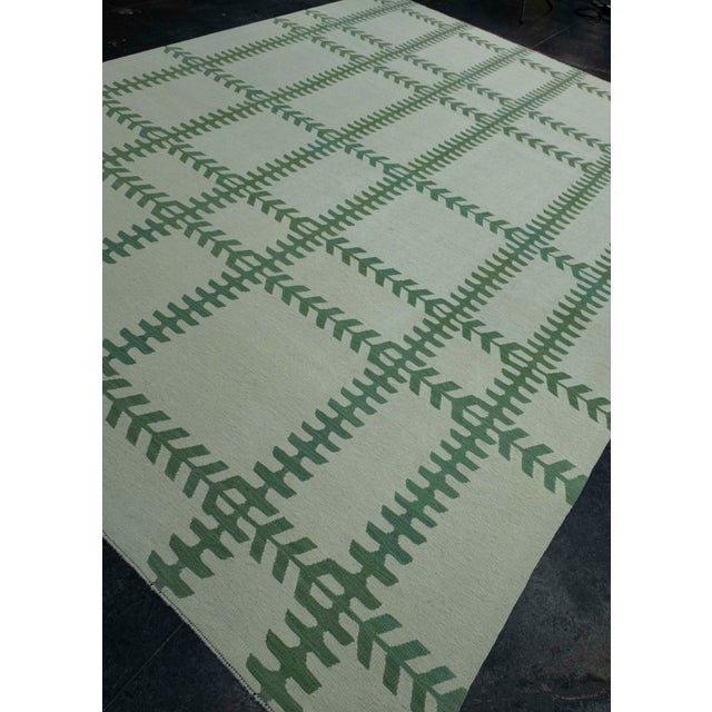 Turkish Turkish Kilim Oriental Handmade Flatweave 9'3" x 12'3" #18161 For Sale - Image 3 of 8