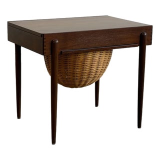 1960s Danish Sewing Table For Sale