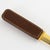 Gucci Brown Leather Desk Letter Opener with Gilded Equestrian Motif, circa 1970 For Sale - Image 11 of 14