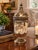 Neoclassical Style Glass Apothecary Jar With Gilt Metal Swags & Finial For Sale - Image 4 of 5