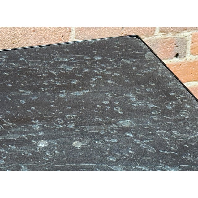 1950s Vintage 1960's Steel & Slate Coffee Table by Floris Fiedeldij for Artimeta For Sale - Image 5 of 9